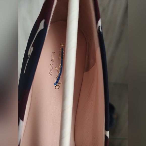 Kate Spade New York Elen Fox Flats with Faux Fur Accent SZ 8 New In Box - Picture 3 of 8